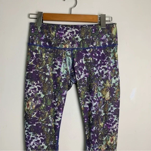 Lululemon Athletica Wunder Under Iris Full Length Leggings Women's Size 8 - Picture 2 of 9